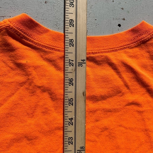 Men's Riff Raff T-Shirt Orange Face Logo L Hip Hop Rap Dirty South TX Dropout - Picture 12 of 12